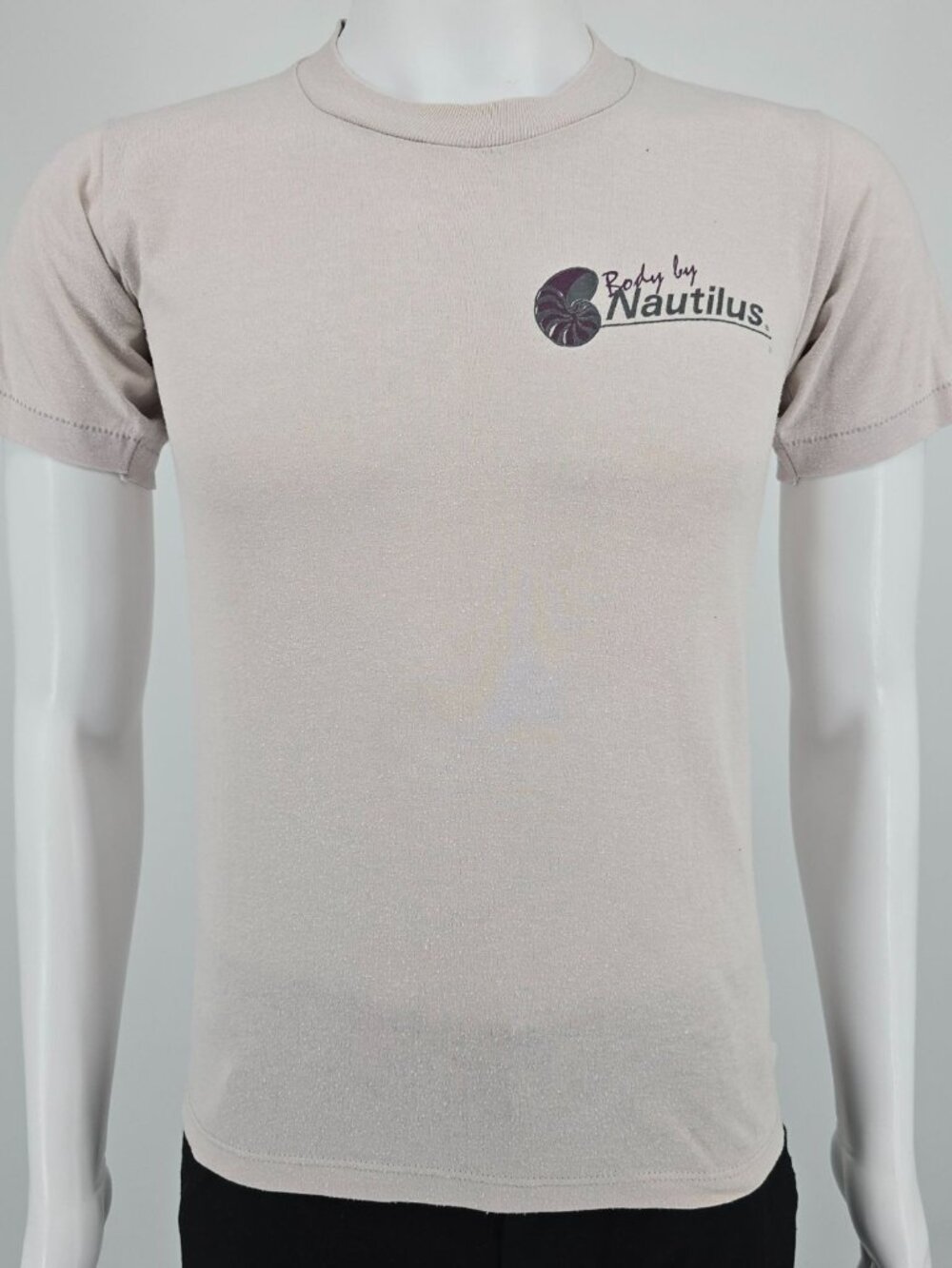 Vintage 1980s Jerzees by Russell Body by Nautilus Gym/Fitness T-Shirt (S)